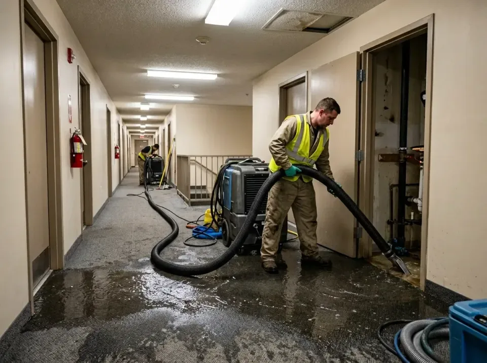 multi-unit-apartment-hallway-f-005 — frequently asked questions, Emergency Burst Pipe Water Extraction & Removal in Niles, OH